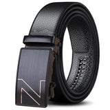 Zoro Men Vegan Leather Belt For Men | Black | Autolock Buckle Belt