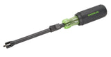 Greenlee 045315C Screw Holding Flathead Screwdriver 1/4, Green and Black