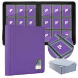 Top Loader Binder for Cards (Clear Window), Holds 288 Cards in 3x4 Toploaders, Trading Card Binder 9 Pocket for TCG, MTG, YGO, G