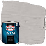 Glidden Total 1 gal. Gray Shadows/Grey Eggshell Interior Paint with Primer