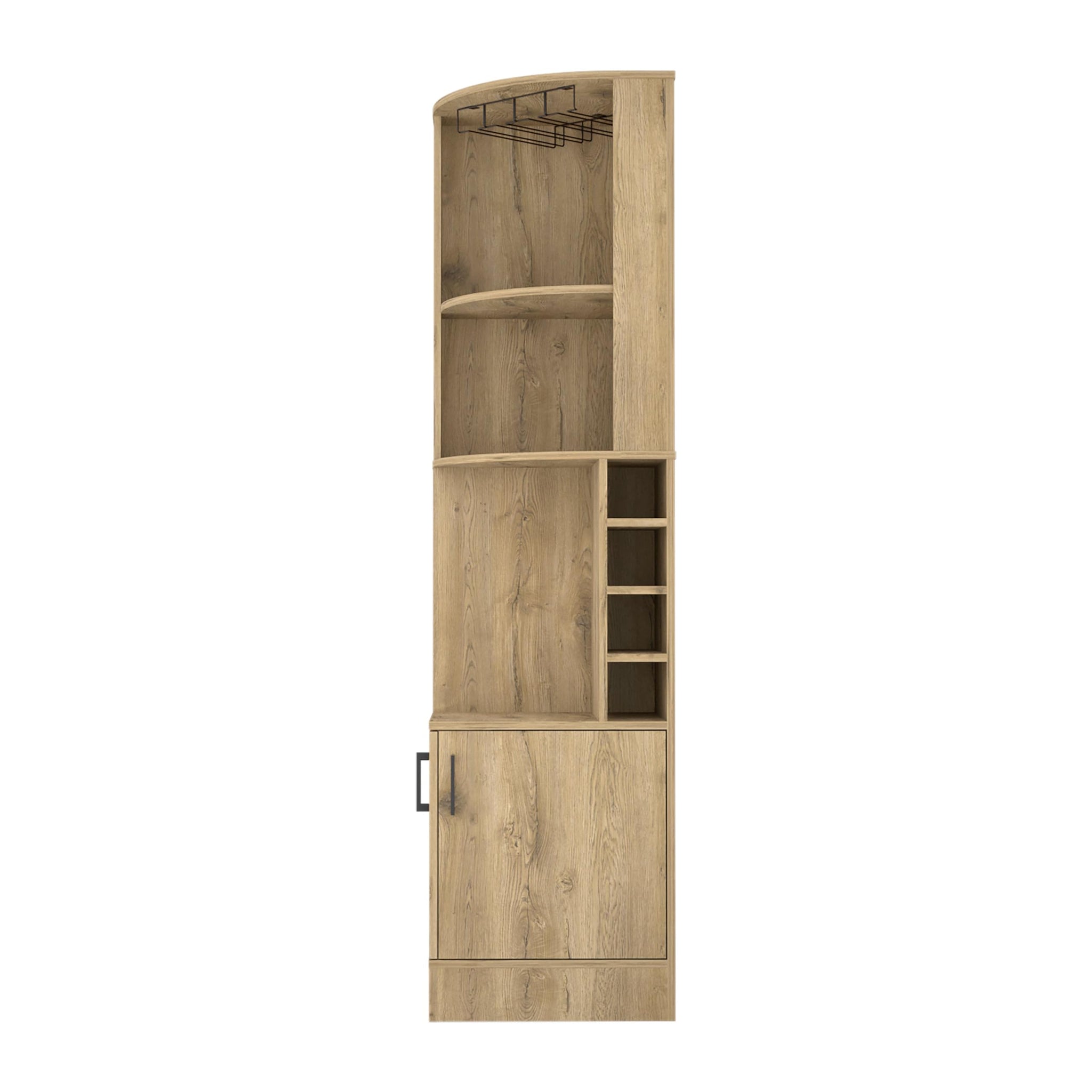 Syrah Corner Bar Cabinet -Living Room -Macadamia