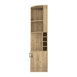 Syrah Corner Bar Cabinet -Living Room -Macadamia