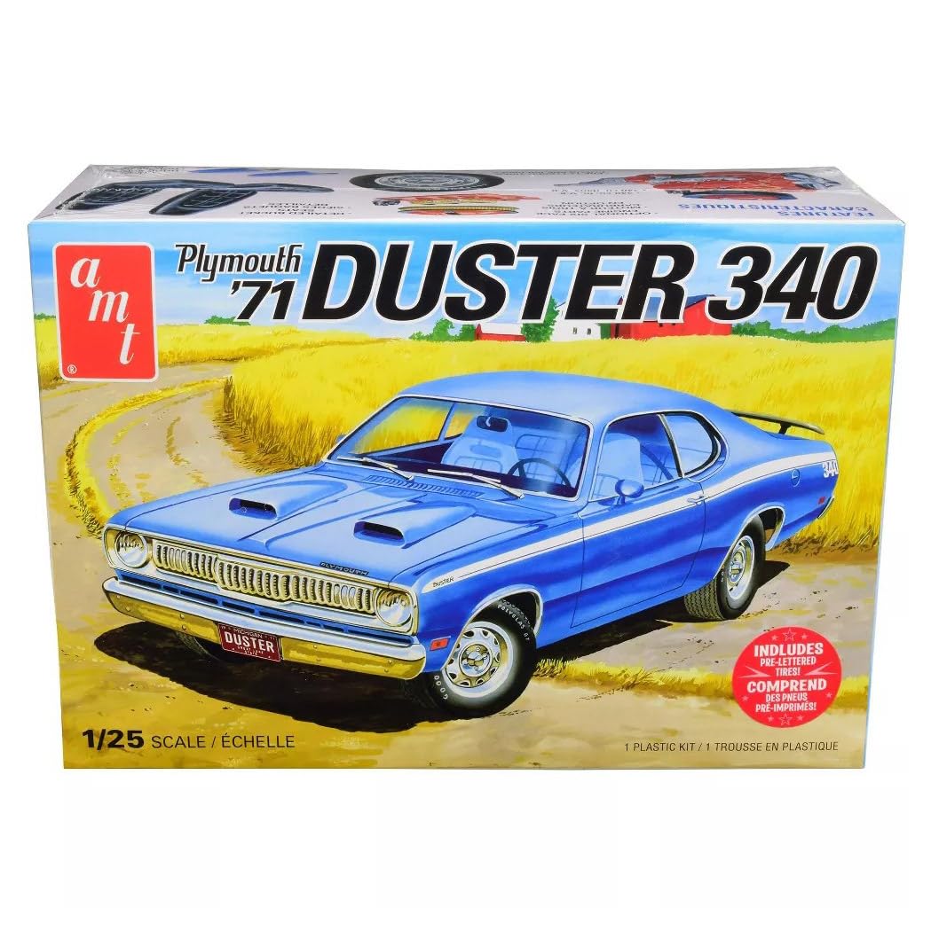 Amt Amt1118M/12 1/25 1971 Series Plymouth Duster 340 Model Kit Various Models