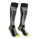 Rynox Men Nylon Blend H2Go Pro Waterproof Knee Length Socks|Drycore Waterproof Technology|Modulayer|Coolmax Inner Layer Black 