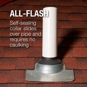 All-Flash No-Calk 11931 Roof Flashing 13 In W X 20 In L Hi-Rise Thermoplastic