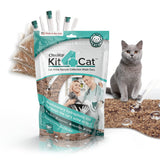 KIT4CAT 2lb Hydrophobic Cat Litter for Urine Sample Collection, Uniquely Made with Natural Sand - Keeps Liquid Clean and On Top 