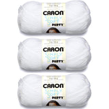 Caron Simply Soft Party Yarn (3Pack) Snow Sparkle H97PAR1