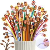 LiYiQ 50 PCS Capybara Stress Relief Bobblehead Pens Fun Cute Pen Fidget Pens Kawaii Pen for Classroom Prizes, Office Supplies