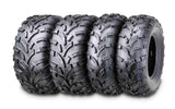 WANDA Set of 4 New ATV/UTV Tires 25x8-12 Front & 25x11-12 Rear /6PR P373-10243/10210