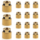 15pcs Extruder Wheel 40 Teeth Gear Brass Extruder Wheel Gear 3D Printer Parts Compatible with CR-10, CR-10S, S4, S5, Ender 3, En