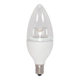 SATCO S8951 4.5 Watt 120 Volt; B11 LED Light Bulb; 2700K; E12 Candelabra Base (6 LED Light Bulbs)