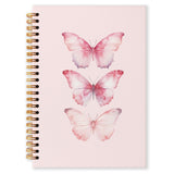 Grace Yonks Cute Butterfly Notebook for Girls Coquette School Supplies for Journaling College Ruled Composition Book Aesthet