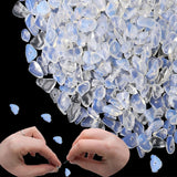 XIANNVXI Opalite Beads, Natural Chip Stone Beads 400Pcs Crystal Bead 5-8mm Irregular Healing Crystal Loose Rocks for DIY Jewelry