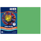 Pacon Tru-Ray Heavyweight Construction Paper, Festive Green, 12 x 18, 50 Sheets