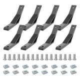 FORRCKY 8Pcs 2020 135 Degree Angle Bracket 20 Series Aluminum Extrusion Corner 135deg Joint Connector Brace for T / V Slot 135 J