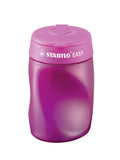 Ergonomic Container Sharpener - STABILO EASYsharpener - 3 in 1 - Left-Handed - Pink