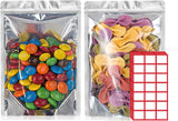 BELLE KR 5x8 Mylar Bags Stand Up - Pack Of 1000-7.5mil Thick - Clear Mylar Bags with See Through Window for Freeze Dryer