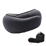 Calandis Airplane Travel Pillow Portable Adjustable Neck Pillow For Home Office Train Dark Grey | Travel Pillows | Travel Access