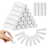 FELIZROCA 25pcs Washable Sidewalk Chalks Set Non-Toxic Jumbo Chalk for Outdoor Art Play (White)