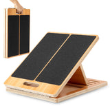StrongTek 13Wide Portable Wooden Slant Board, 5-Level Incline (15-35), Lower Grip Handle, Beginner & Rehab Friendly, Non-Sli