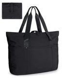 BAGSMART Tote Bag for Women, Foldable Tote Bag With Zipper Travel Large Shoulder Bag Handbag for Work