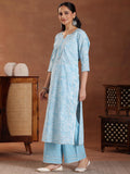Libas Women'S Cotton Kurta Set (36905 Blue M