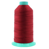 Mandala Crafts Size 277 840D T270 Bonded Nylon Thread - Maroon 800 YDs Tex 270 Heavy Duty Sewing Threads for Leather, Jeans, Wea