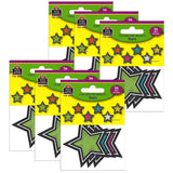 Chalkboard Brights Stars Mini Accents, 36 Per Pack, 6 Packs