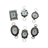 NIMI 5-Piece Elegant Colorful Watch Face Set for Beading and Jewelry Making (White)