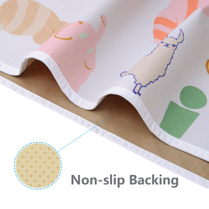 Highchair Floor Mat, Baby Splat Mat for Under High Chair/Arts/Crafts, Womumon Waterproof Spill Mat Non-Slip Splash Mat, Washable