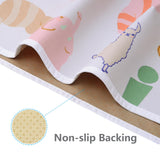 Highchair Floor Mat, Baby Splat Mat for Under High Chair/Arts/Crafts, Womumon Waterproof Spill Mat Non-Slip Splash Mat, Washable