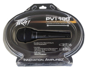 Peavey Pvi 100 Xlr Dynamic Cardioid Microphone With Xlr Cable
