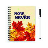 Anuman Reusable Wiro Spiral Unruled Notebook Diary Journal Blank Pages A5 (Size 5.5X8)