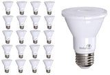 Bioluz LED PAR20 Light Bulbs 20 Pack, Dimmable LED Light Bulb 5.5W = 75W, Soft White 3000K, Daylight LED, E26, 40 Beam, Energy E