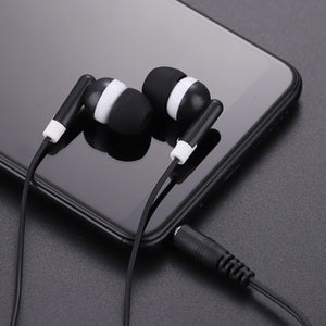CN-Outlet Wholesale Bulk Individually Bagged Earbuds Headphones 100 Pack for iPhone, Android, MP3 Player(Black)