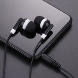 CN-Outlet Wholesale Bulk Individually Bagged Earbuds Headphones 100 Pack for iPhone, Android, MP3 Player(Black)