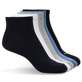 Cult MenS Casual Low Ankle Cotton Blend Socks Breathable, Moisture Absorbent, Superior Fit & Comfort Multicolour Pack Of 5