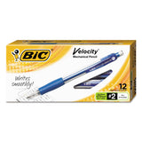 BIC MV711BK Velocity Original Mechanical Pencil, 7mm, Blue