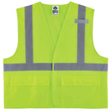 Ergodyne Unisex H+l Class 2 Standard Mesh Vest H L, Hook & Loop Lime, 4XLarge5XLarge US