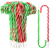 Coopay 100 Pieces Candy Cane Pens Christmas Pens with Black Ink for Christmas Holiday New Years Home Decor Party Gift, 7.5 Inche