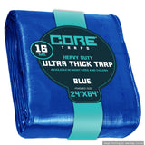 Core Tarps Extra Heavy Duty 16 Mil Tarp Cover, Waterproof, UV Resistant, Rip and Tear Proof, Poly Tarpaulin with Reinforced Edge