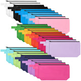 Saintrygo 30 Pcs Makeup Bag Travel Canvas Cosmetic Bag Bulk Multipurpose Small Makeup Pouch for Purse Portable Blank Zipper Toil