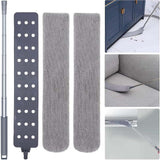 Retractable Gap Dust Cleaner with Extension Pole, Cleaning Tools with 2 Microfiber Dusting Cloths, Washable Extendable Long Hand