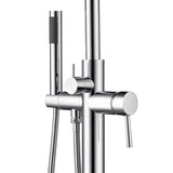 Pulse Showerspas 3021-Fstf-Ch Chrome Freestanding Tub Filler With Diverter