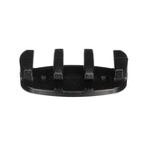 Attwood 11926-7 Zig-Zag Cleats, 3 Inches Long, Nylon, Black, for Rope Up to 3/8-Inch Diameter, Drilled for 2 Fasteners, Pair