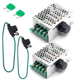RioRand 7-70V PWM DC Motor Speed Controller 30A - Low Heat Aluminum Housing for Brushed DC Motors, DIY Projects & Small Electric