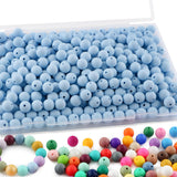 Sunrony 240Pcs 12mm Silicone Beads for Keychain Making, Round Silicone Beads for Pens and Necklace Bracelet Crafts Making(Pastel