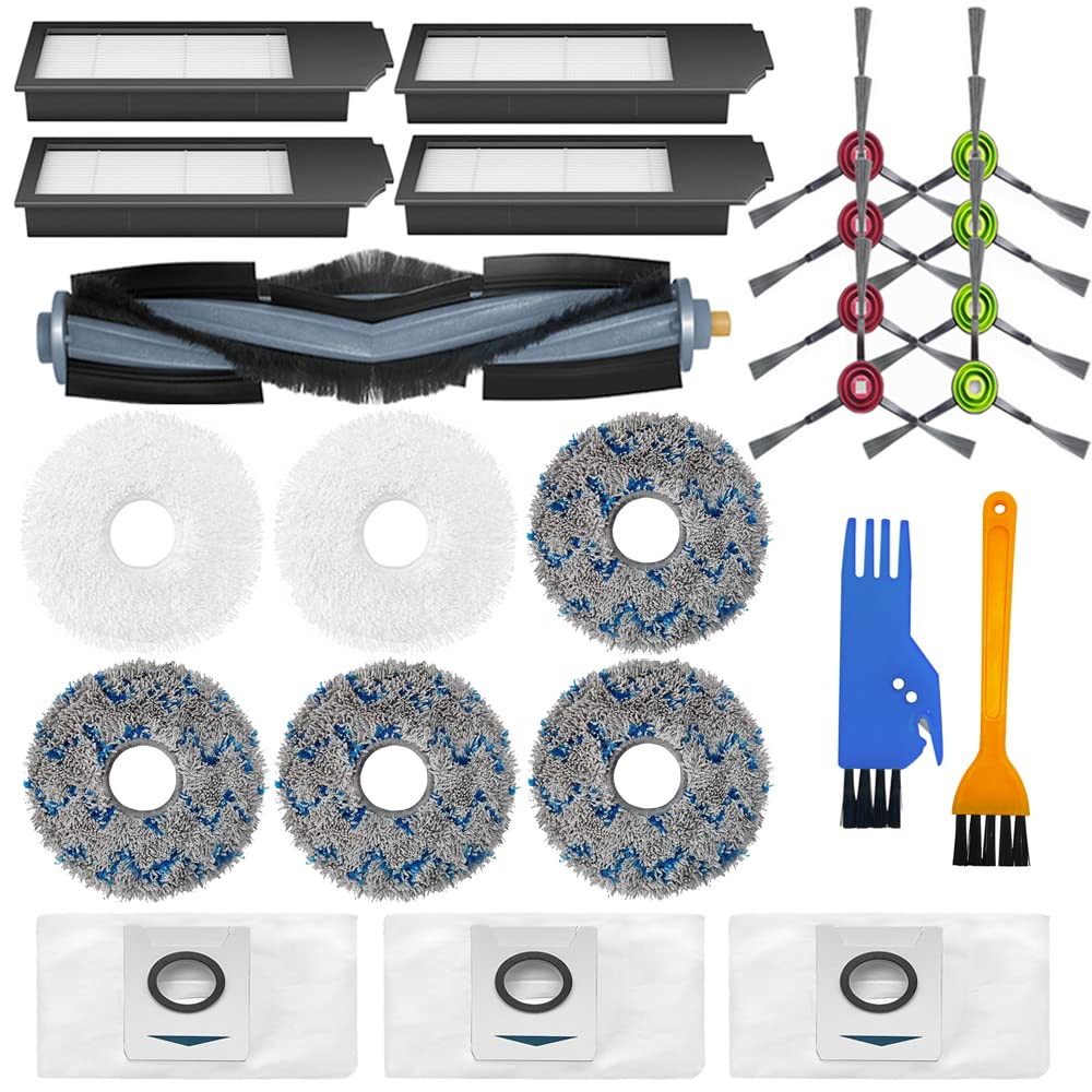 HACOBEST Replacement Packs For ECOVACS DEEBOT X1 Omni Vacum Cleaner, Deebot X1 Omni Accessories, Deebot Omni X1 Bags, Deebot X1 