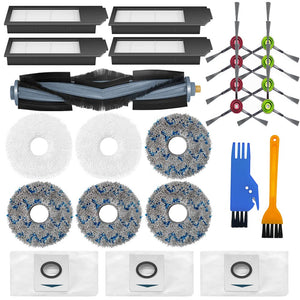 HACOBEST Replacement Packs For ECOVACS DEEBOT X1 Omni Vacum Cleaner, Deebot X1 Omni Accessories, Deebot Omni X1 Bags, Deebot X1 