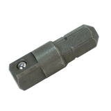Wiha Hex to Square 1/4 Socket Bit Adapter